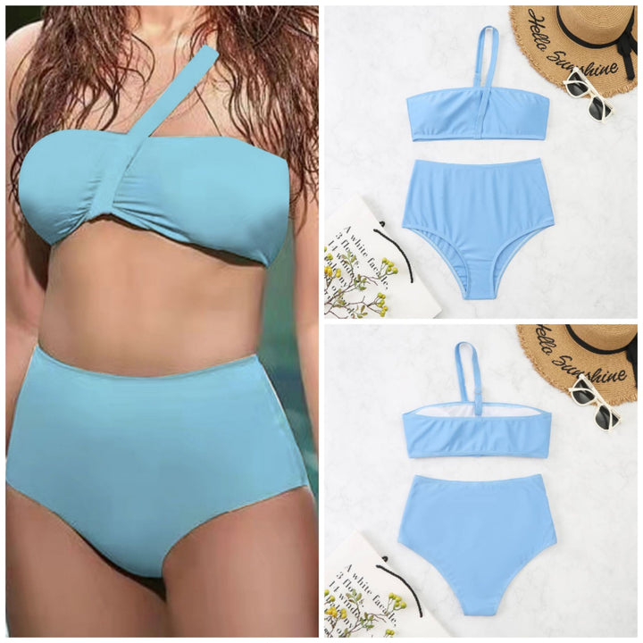 Dame Højtaljet Bralette Bikini Sæt Stilla