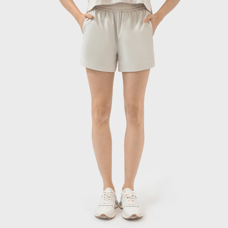 Stilla | Tant Cool Feeling Mini a Line Yoga Shorts Svedetransporterende Letvægts Løbe Trænings Shorts