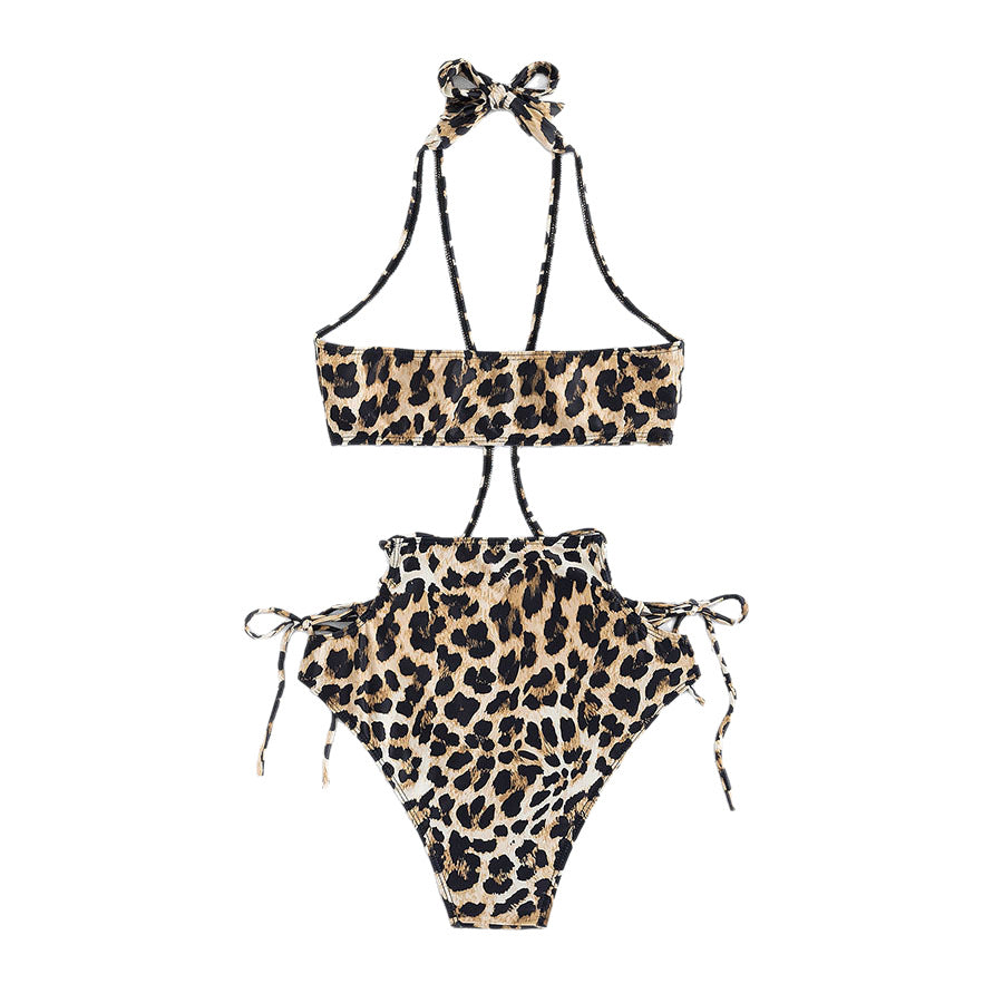 Dame Triangel-Bikini med stilfulde snøredetaljer Skovae