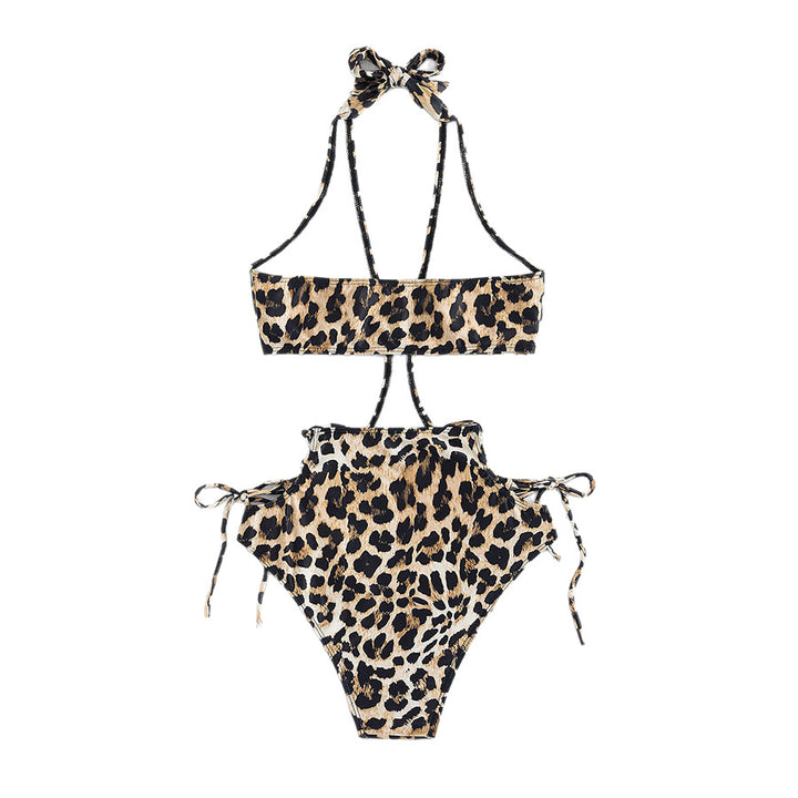 Dame Triangel-Bikini med stilfulde snøredetaljer Skovae