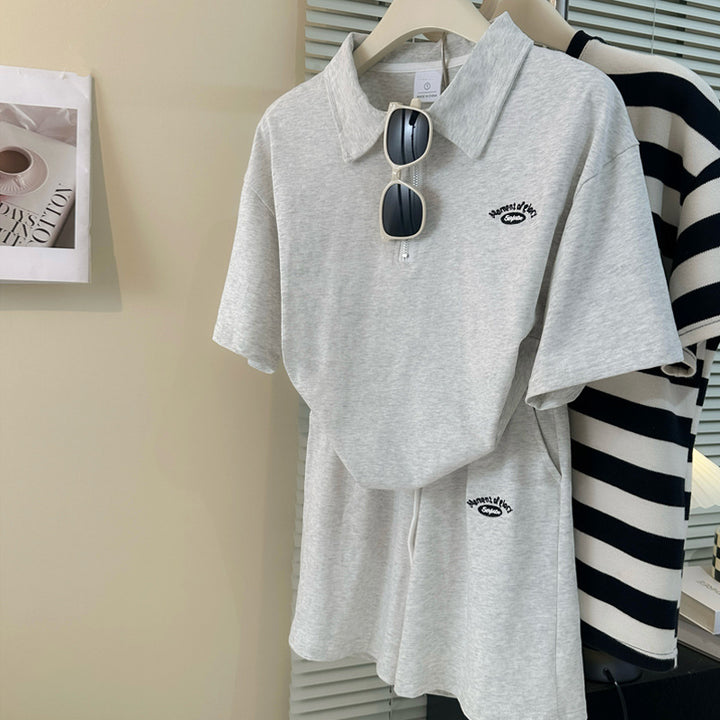 Femme Sporty Halv-Zip Polo Kjole Stilla
