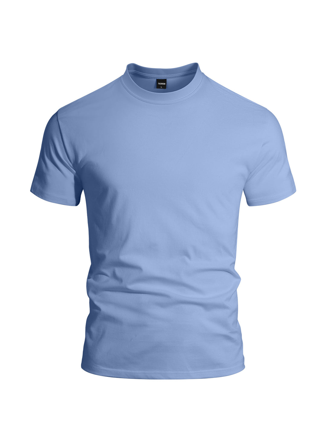 Herrer nan en tætsiddende Rundhalst T-shirt i Singlejersey med forstærket nakke. Skovae