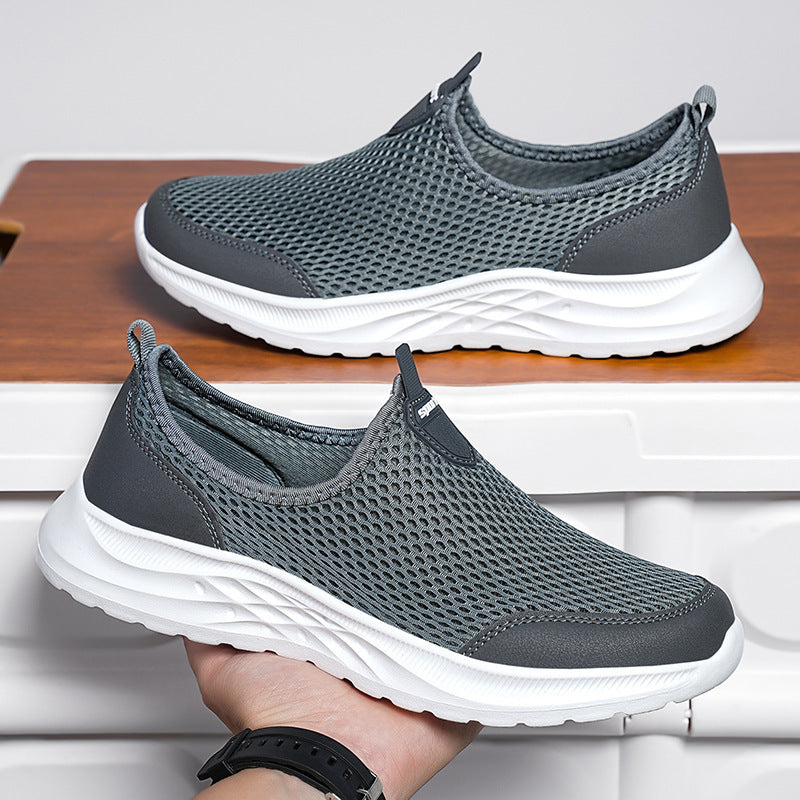 Herre Åndbare Slip-On Sneakers med Adaptivt Letvægtsdesign Skovae