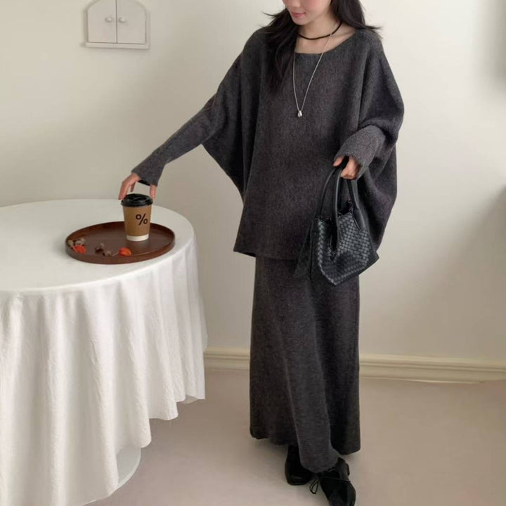 Dame Elegant Oversized Strik Sweater lavet af blødt materiale Stilla