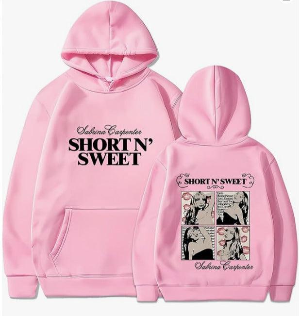 Kvinders hoodie med kreativt tegneserie design og afslappet snit Stilla