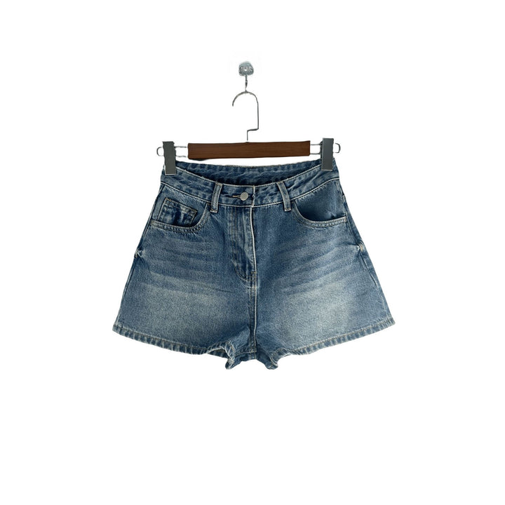 Dame Højskårne Jeans-Shorts Stilla