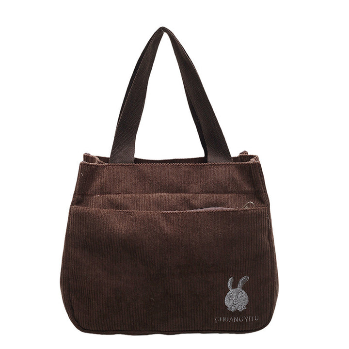 Feminint Stilfuld Canvas Taske Stilla