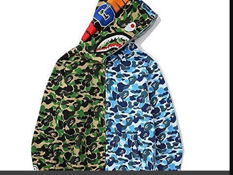 Dame hoodie jakke med moderne camouflage design og høj kvalitets bomuldsblanding Skovae