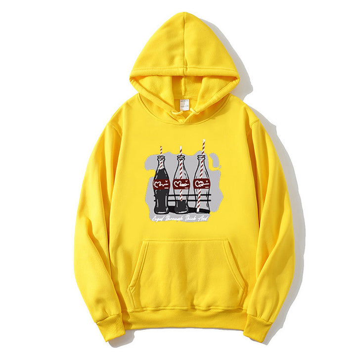 Dame hoodie med legende Coca-Cola flaske motiv Skovae