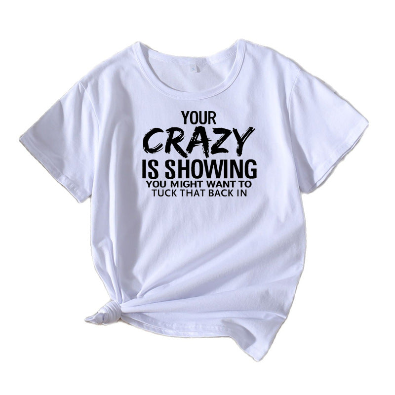 Kvinder Quirky Grafik Statement T-shirt Stilla