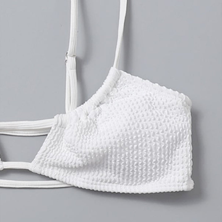 Dame Triangel-Bikini med innovativt cut-out design Skovae