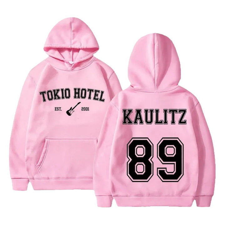 Dame hoodie med moderne bånddesign og komfortabel pasform Skovae