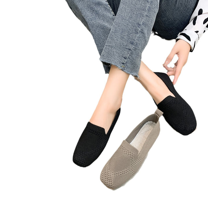 Dame Behagelige Slip-On Sko med åndbart Overmateriale og skridsikker Såle Stilla