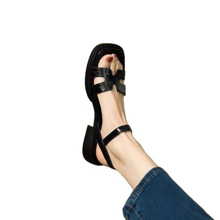 Dame Plateau-sandaler med dobbelt remdesign og skridsikre såler Stilla