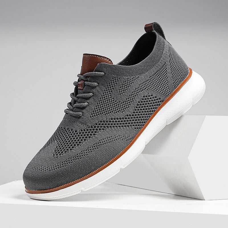 Herrer Let Åndbar Strik Sneakers Stilla 1749651480