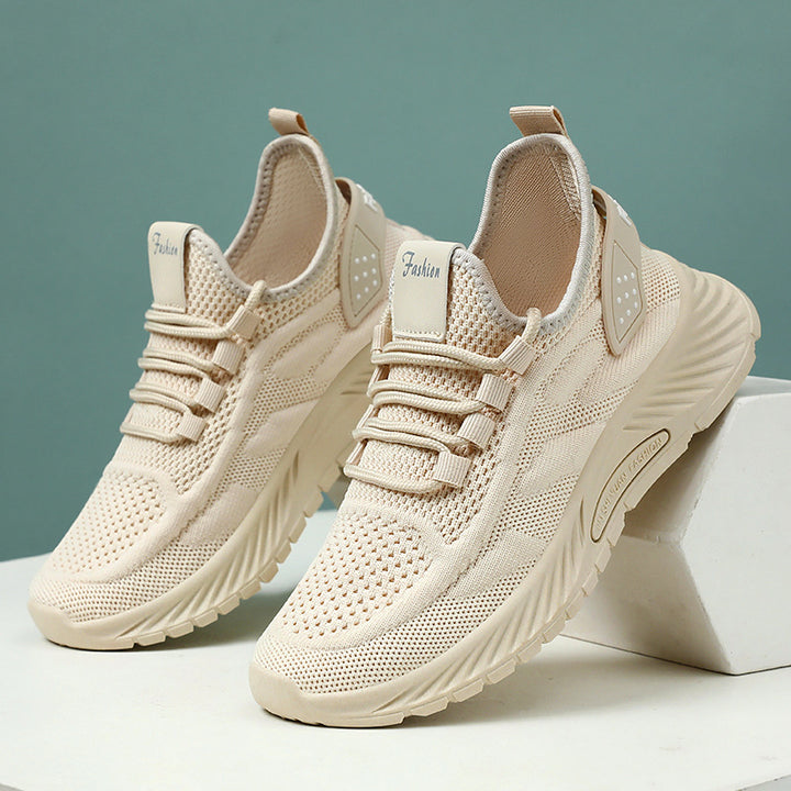 Femme Letvægts Performance Sneakers med åndbar Mesh-konstruktion Stilla