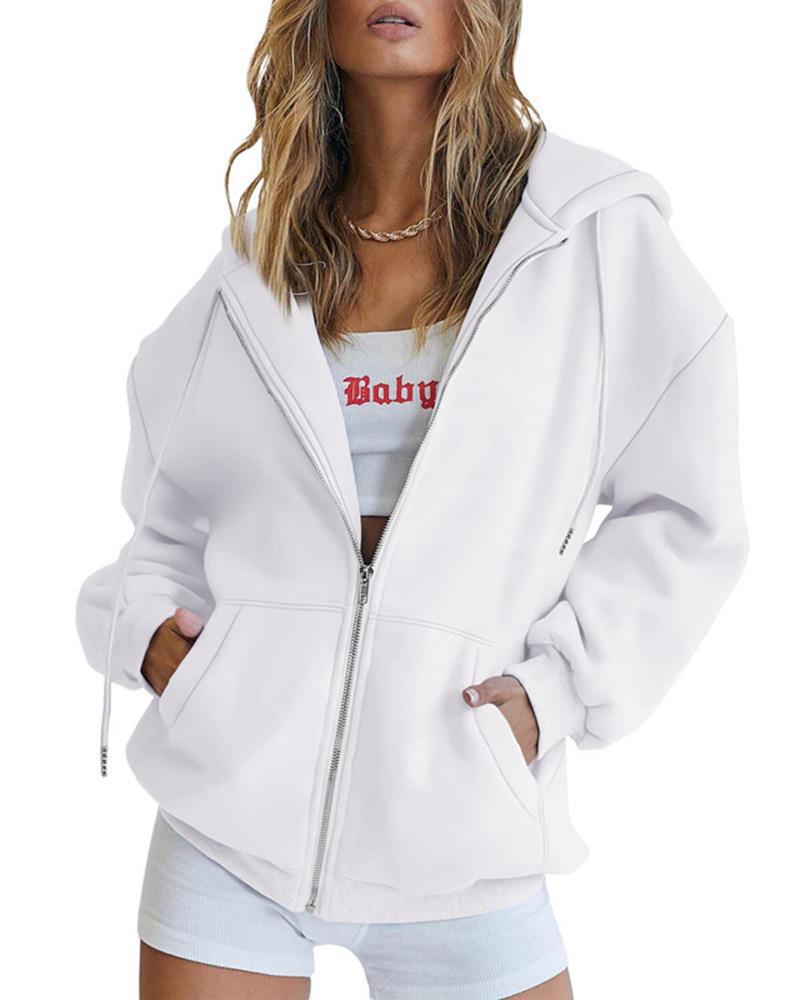 Kvinder Oversized Hoodie Jakke Skovae