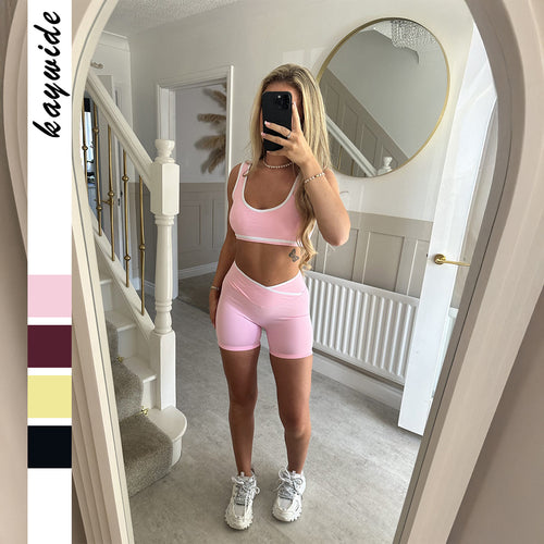 Dame Sporty top og shorts sæt Skovae