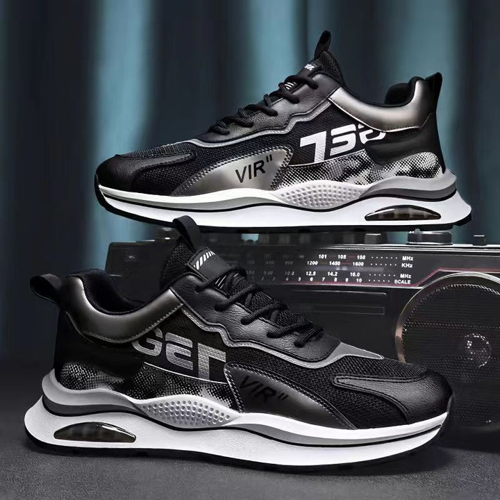 Herrer Sporty Sneakers med innovativ dæmpningsteknologi og åndbart overmateriale Stilla