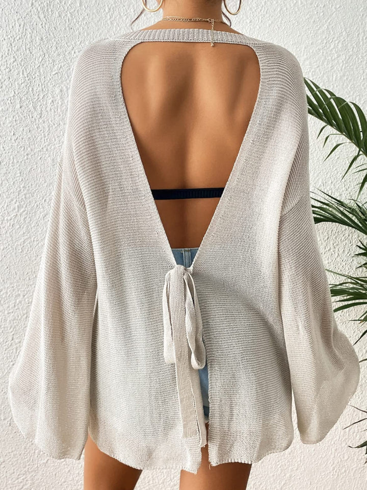 Femme Loose-Fit Teksturert Strikoverdel Stilla