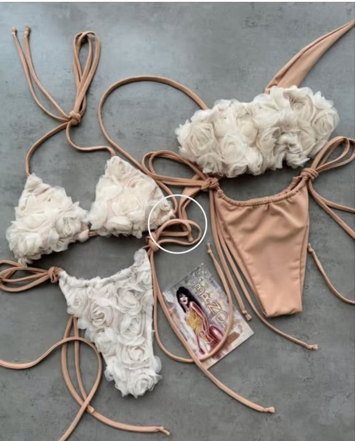 Dame Bikiniset med blomstret design Skovae