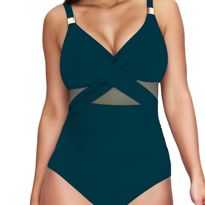 Damer Elegant One-Piece med transparente indlæg Skovae