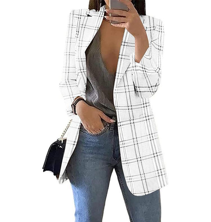 Dame ternet blazer med moderne snit Stilla