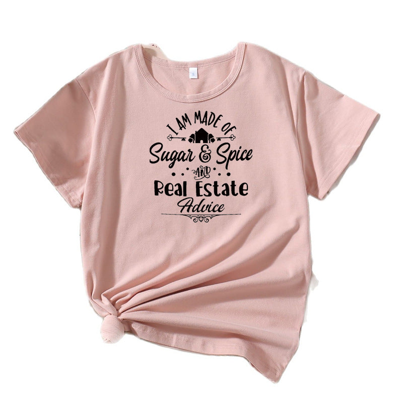Kvinder Korte Ærmer Grafik T-Shirt Stilla