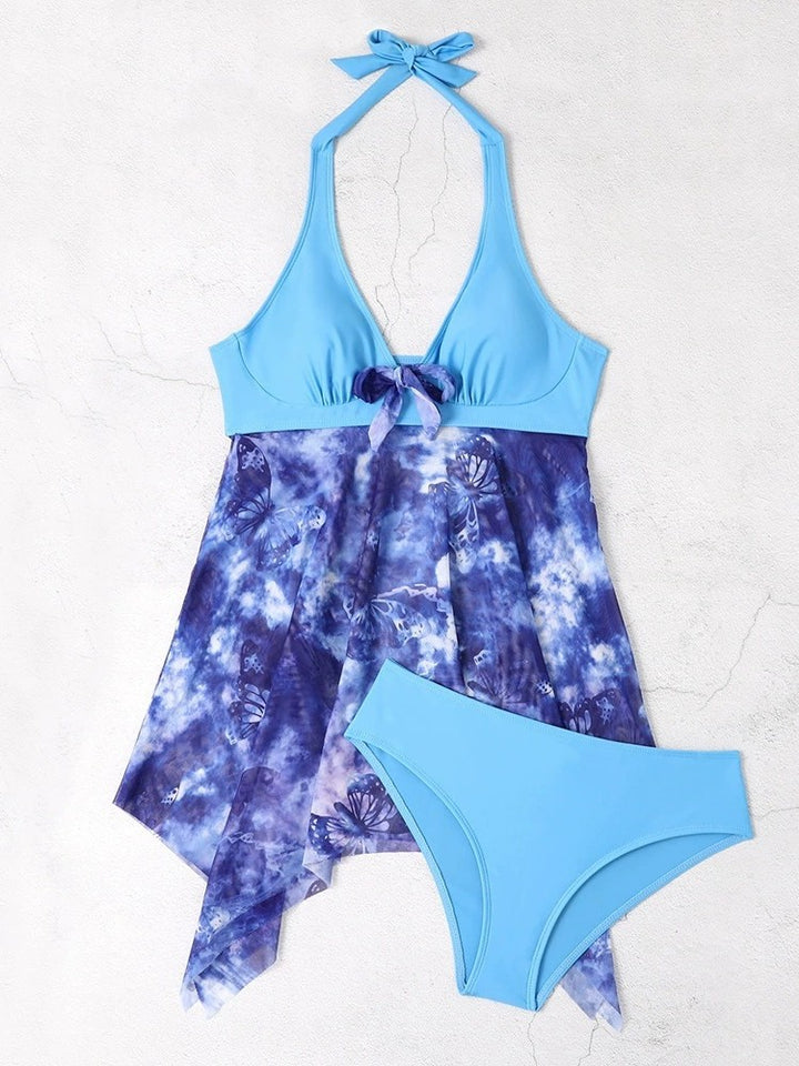 Dame Stilfuld Halter Tankini Sæt Stilla