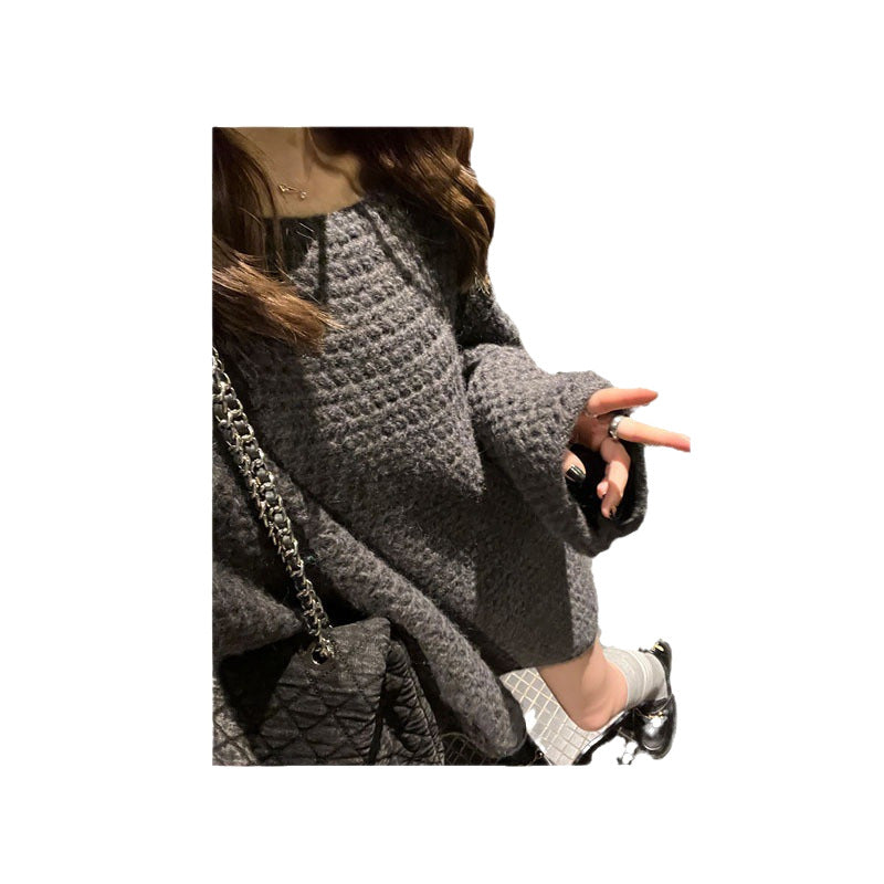 Kvindernes chunky strik oversized sweater med bred pasform Stilla