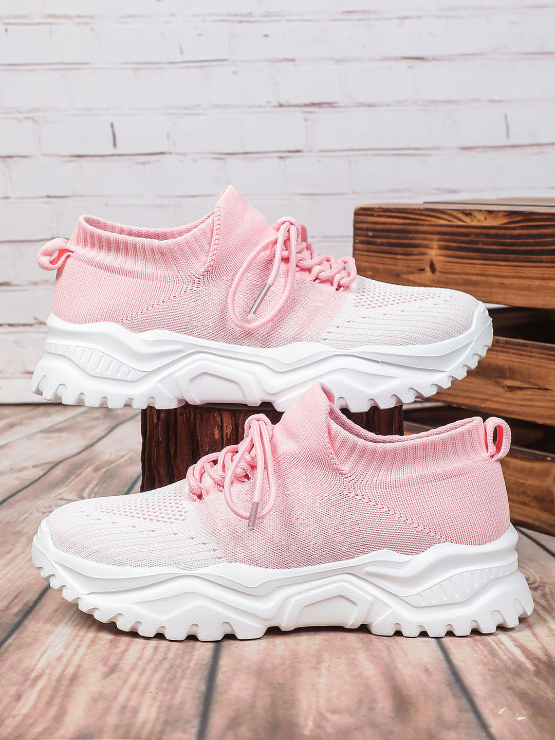 Dame Åndbare Sneakers med skridsikker sål og høj skaft Stilla