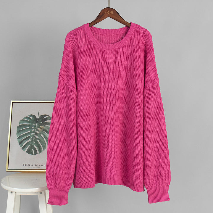 Kvinders oversized striktrøje med casual skæring Stilla