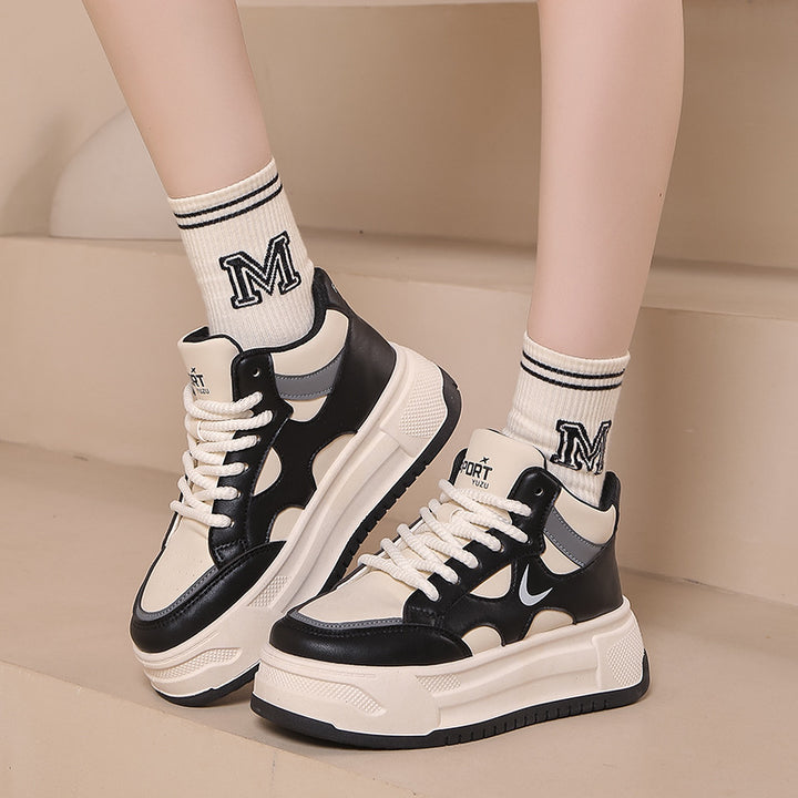Dame Høje Sneakers med tyk sål og moderne design Stilla