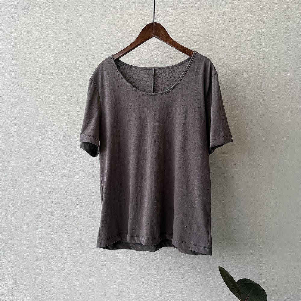 Dame luftig, oversized T-shirt lavet af bæredygtigt materiale Stilla