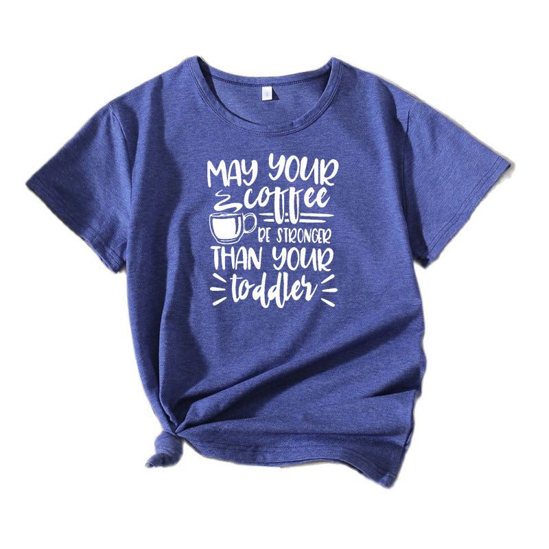 Dame Relaxed Fit Kaffeelsker T-shirt Stilla