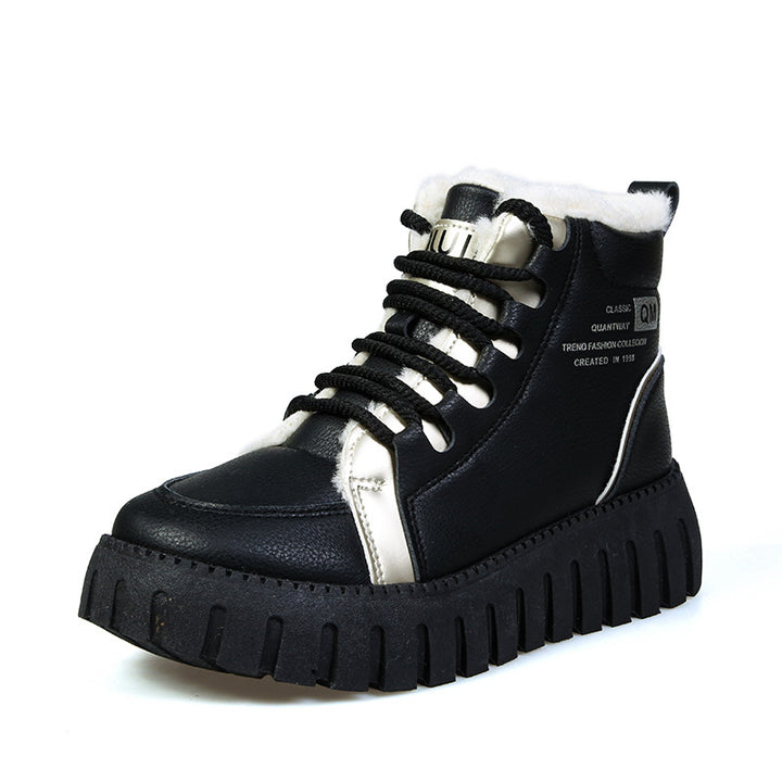 Dame vinterhøje sneakers i moderne design med varmt for og stabil profilsål Stilla
