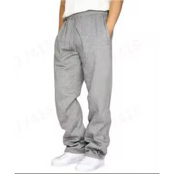 Kvinders komfortable sweatpants med sidelommer og elastisk talje Skovae