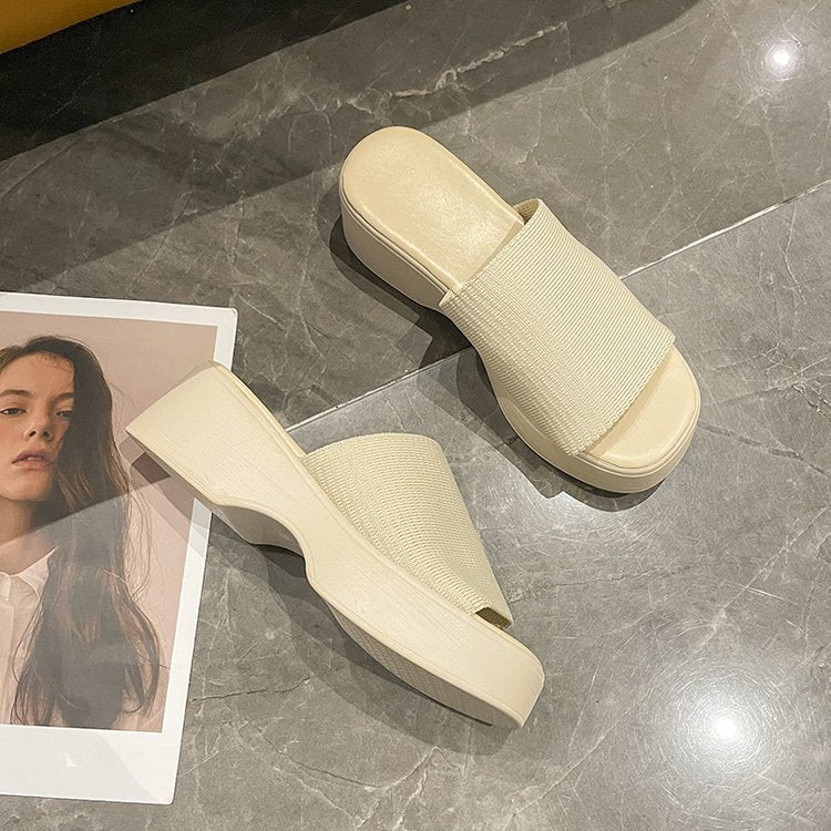 Dame Wedge-sandaler med ergonomisk fodseng og bred remparti Stilla