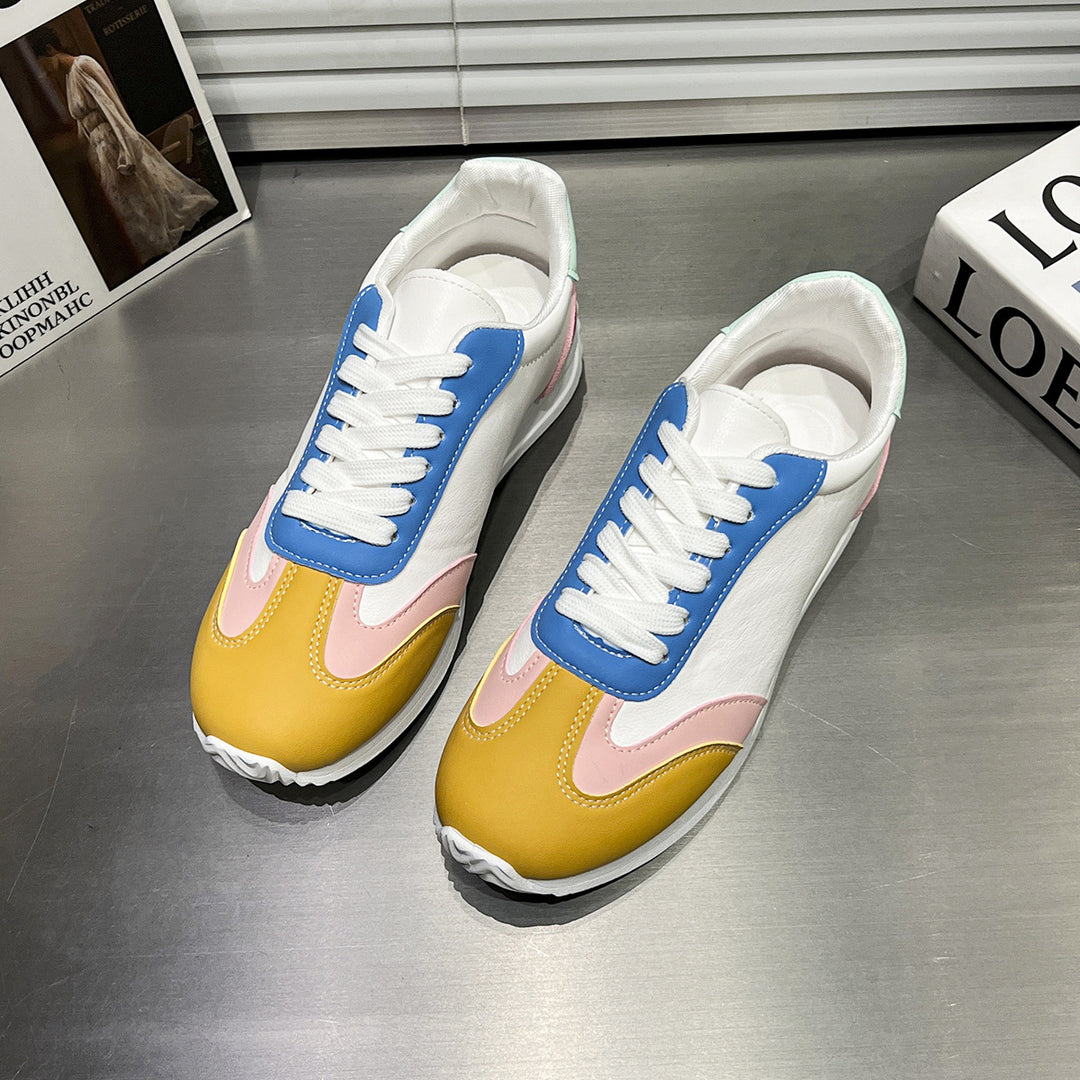 Dame mode Sneakers med farverige accenter og åndbart overmateriale Stilla
