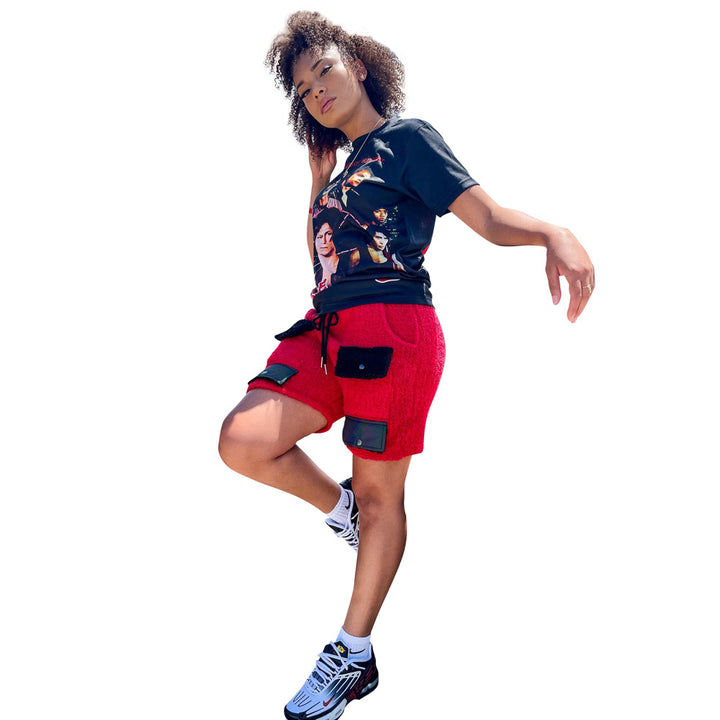 Dame Sporty Cargo Shorts med praktiske lommer og kvalitetsstof Stilla