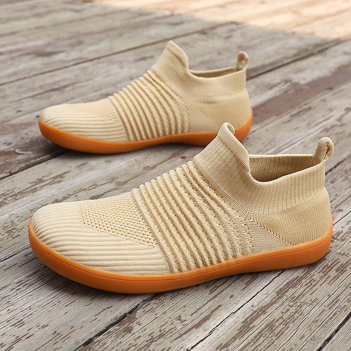 Herrer stilfulde Slip-On Strik Sneakers Stilla