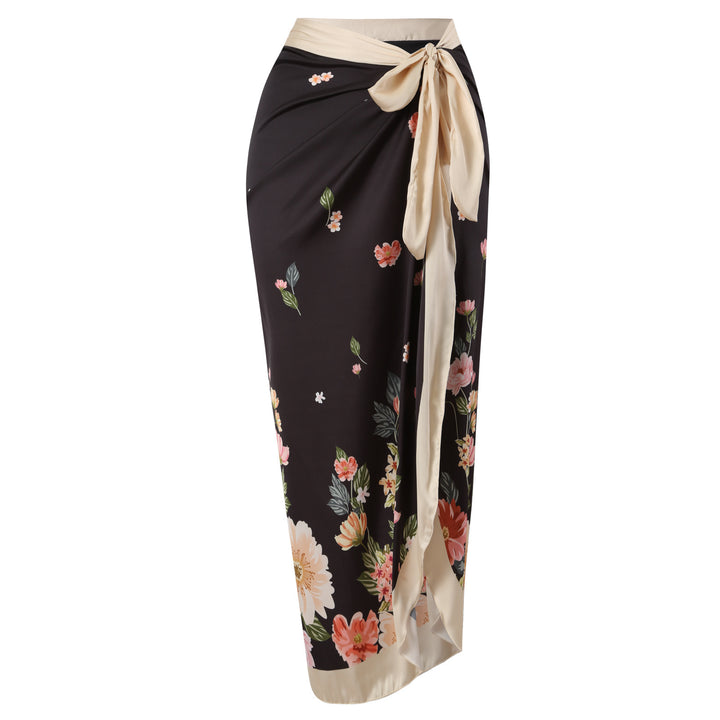 Dame Elegante badesuit med blomstret design Skovae