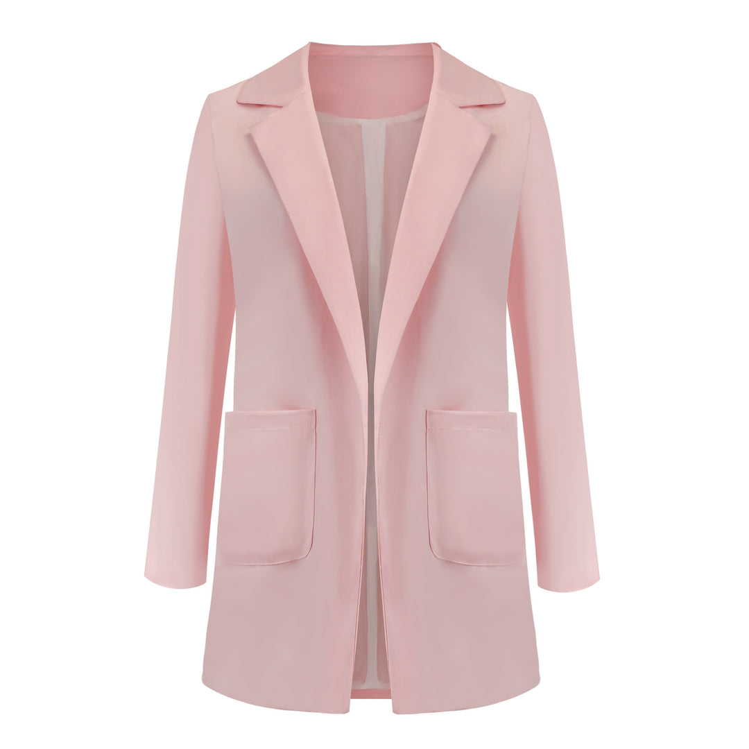 Dame Elegant Blazer med struktureret stof og praktiske lommer Stilla