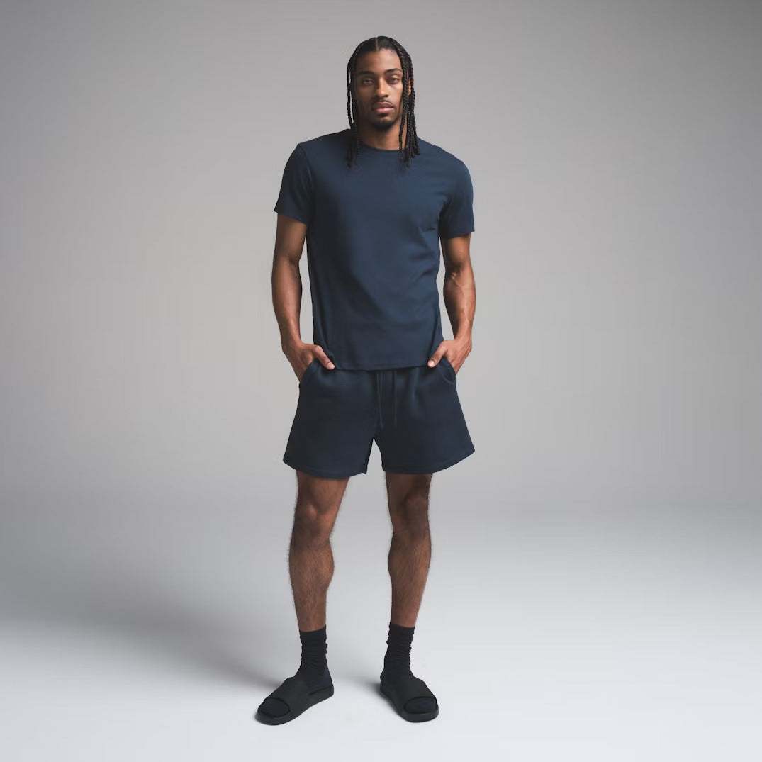 Herre RelaxedFit Bomuld T-shirt med behagelige Lounge-bukser Sæt Stilla