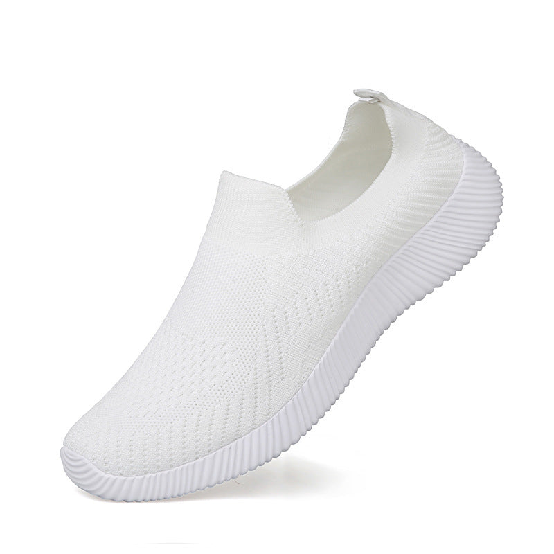 Unisex nan ultralet slip-on sko i fine strik med anatomisk komfortfodseng og ribbet fleksibel sål Skovae