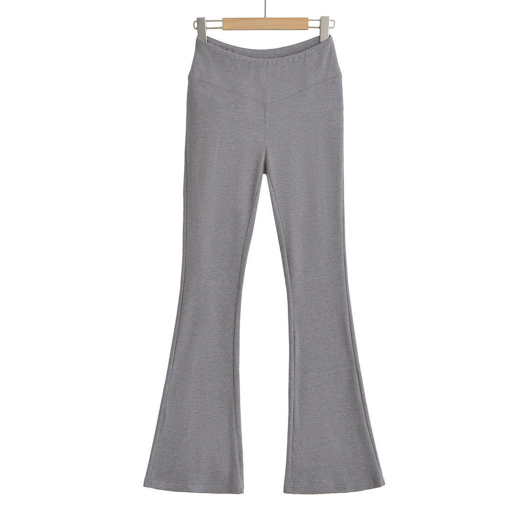 Dame Flared leggings med høj talje og elastisk materialeblanding Stilla