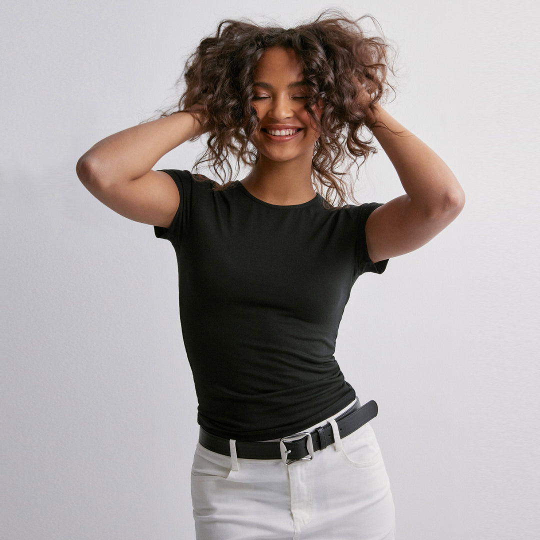 Dame figurtilpasset T-shirt Stilla