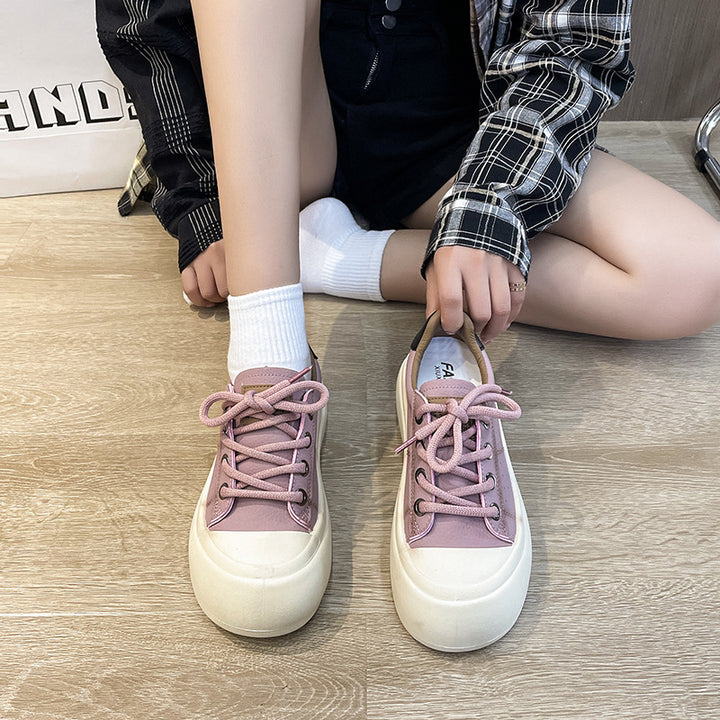 Dame Komfortable Sneakers med innovativt design og elastisk snøret Stilla
