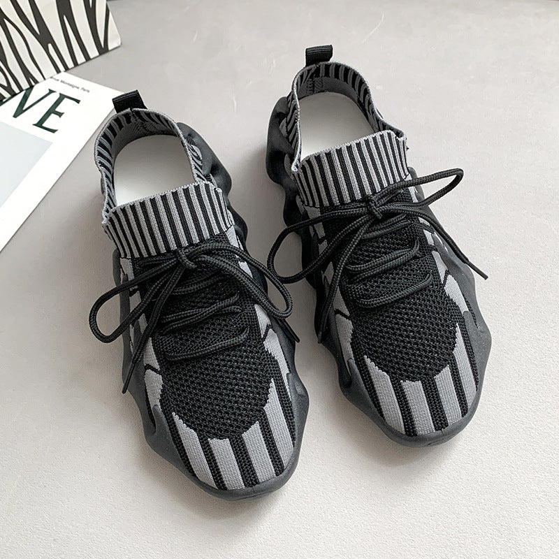 Dame Sporty Sneakers med struktureret overmateriale og innovativ sål Stilla