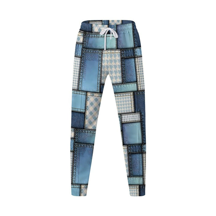 Herren Cargo-bukser med moderigtigt patchwork-design og elastisk talje Stilla